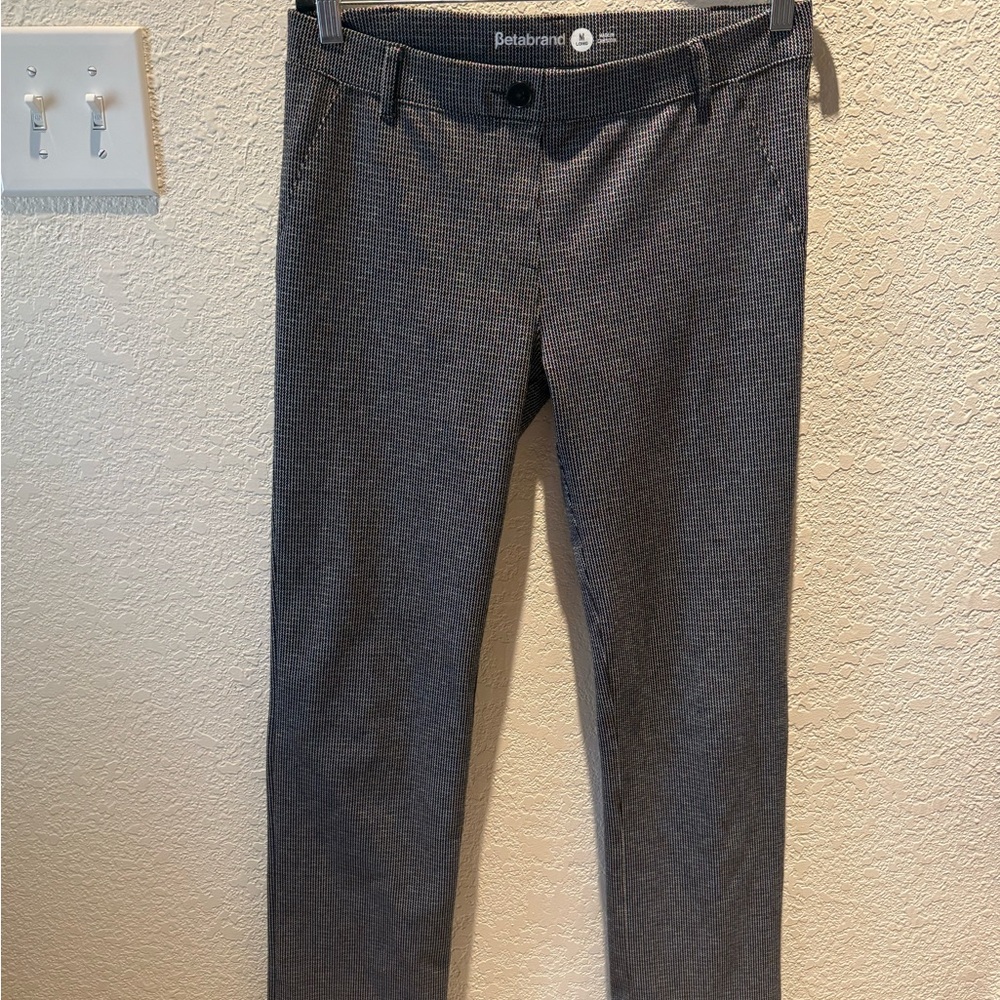 Betabrand Women's Gray Slacks - Leggings